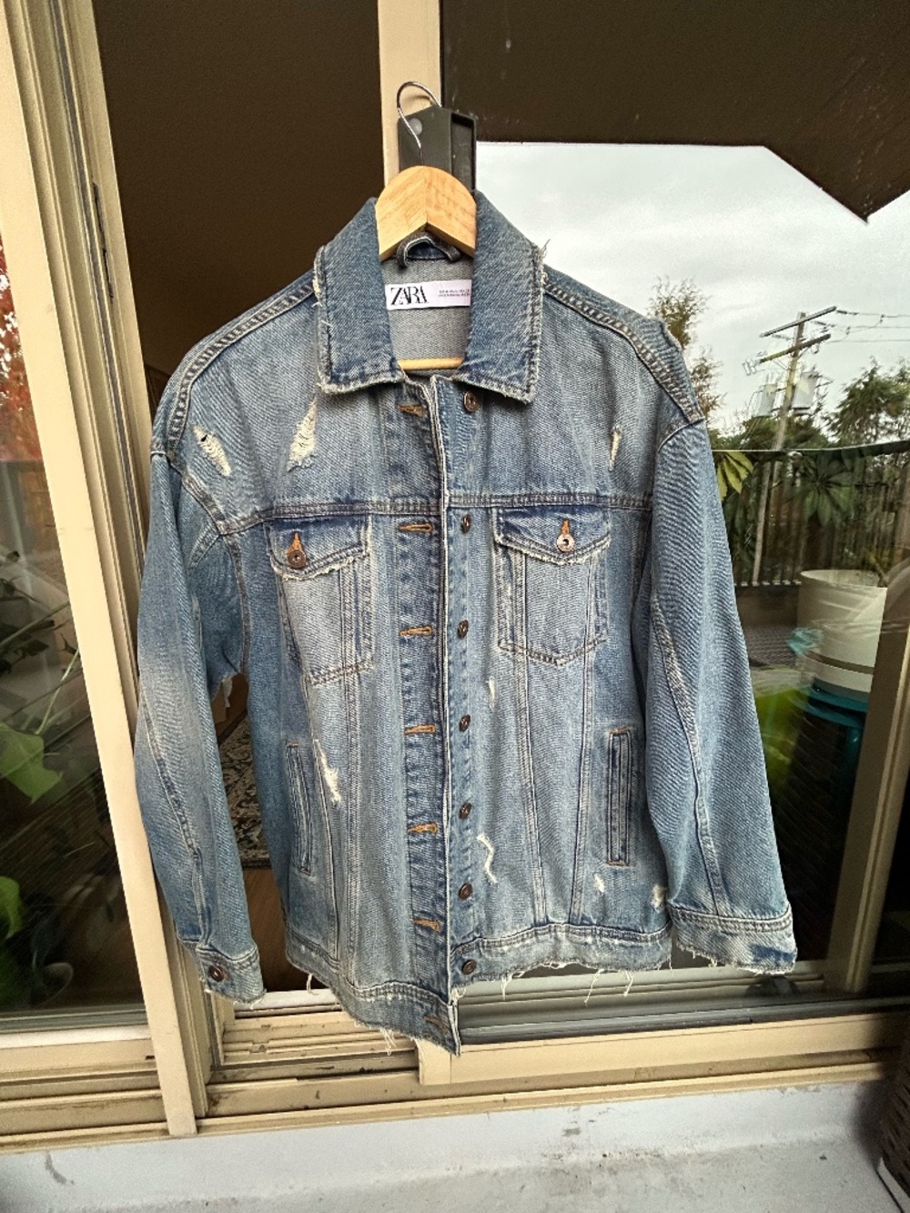 Zara Oversized Jean Jacket